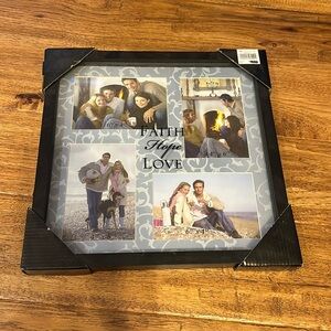 Faith Hope Love Picture Frame **Brand New**